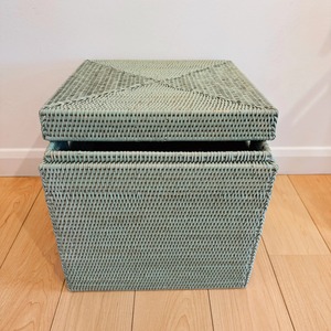 <b>Rattan</b> <b>Lidded</b> Square Storage <b>Box</b> Handmade Storage <b>Box</b> Eco-Friendly Natural Home and Home Decor Wholesale from Vietnam - Product Image 2