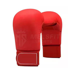 Mitones de Karate profesionales personalizados de cuero transpirable con malla para una mayor comodidad durante el entrenamiento - Product Image 5