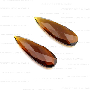 Nueva llegada 10x30mm cuarzo ahumado forma de pera Briolette calibrado piedras preciosas sueltas para la fabricación de joyas suministros al por mayor - Product Image 4