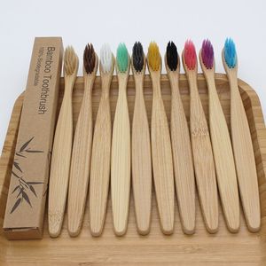 แปรงสีฟันไม้ไผ่ด้ามไม้ไผ่ขัดเงาสำหรับใช้ในบ้านและการดูแลที่เป็นมิตรต่อสิ่งแวดล้อมจากเวียดนาม - Product Image 5