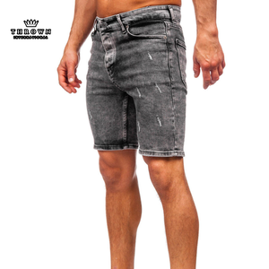 Pantalones Cortos Deportivos al por Mayor OEM, 100% Calidad, Logotipo Personalizado, Diseño Gris Sólido Único, Nuevo Diseño, Ropa Casual de Lona - Product Image 4