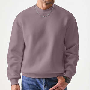 Sudadera de cuello redondo de algodón 100%, sudaderas de cuello redondo para hombre, sudadera de manga larga personalizada Terry para hombre, FRANCÉS - Product Image 5