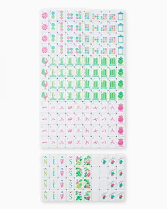 ชุดไพ่นกกระจอกอะคริลิคพิมพ์โลโก้แบบชั้นเดียวสำหรับพกพา ชุดไพ่นกกระจอกอะคริลิคสั่งทำพิเศษสุดหรู - Product Image 2