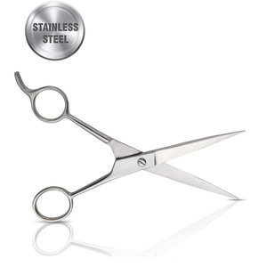 Professionnel 5 \ "Meilleur Salon En Acier Inoxydable Ciseaux De Coupe De Cheveux Poignée En Céramique Lame Tranchante Rasoir Bord Barbe Fix Repose-Doigt - Product Image 2