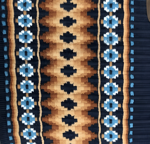 Vente en gros équestre 100% laine mérinos feutre Western Show tapis de selle Double tissage Contour cheval couverture Durable et confortable - Product Image 4