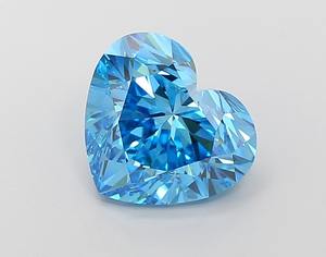 Corazón 5.05ct Fancy Vivid Blue Lab Grown Diamond VS1 Claridad - Product Image 1