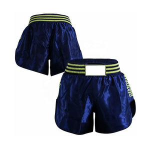 กางเกงขาสั้นมวยไทยสำหรับผู้ชายกางเกงขาสั้นมวยไทยดีไซน์ออกแบบโลโก้ได้ตามต้องการ - Product Image 2