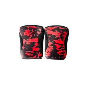 Genouillère de soutien professionnelle en néoprène de 7 mm de haute qualité, robuste, souple, antidérapante et imperméable, personnalisable pour l'entraînement, les squats et les soulevés de terre - Product Image 4