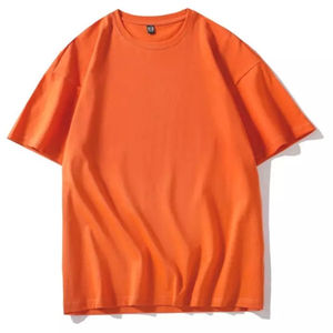 Camiseta bordada camisetas personalizadas de cuello redondo con logotipo camiseta personalizada para hombre 100% algodón - Product Image 2