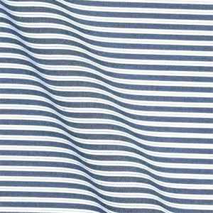 Pijama tejido con bolsillo cruzado a rayas azul marino 80% Algodón 20% poliéster pantalones de salón ropa de dormir suave con cintura y bolsillos con cordón - Product Image 3