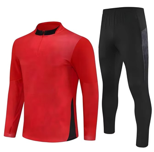 Ensemble de survêtements imprimés respirants et à séchage rapide pour hommes, vêtements de sport, fournisseur de tenues d'entraînement athlétique deux pièces pour le football - Product Image 1