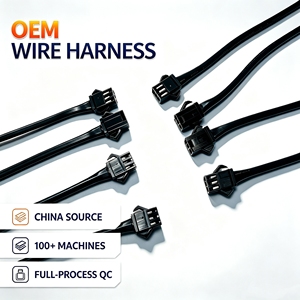 Molex 兼容 Micro Fit Mini Fit 铜质 PVC 连接器线束 1.25-3.96mm 间距 2 3 4 5 6 7 8 9 针定制长度 - Product Image 1