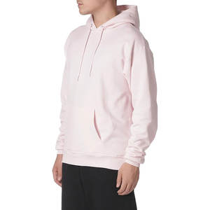 Personalizado Impreso Logo Bordado Personalizado Peso Pesado Hombres Sudadera con capucha de gran tamaño Fabricación Pesado Sin Cuerda Sudaderas con capucha - Product Image 2