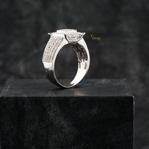 Bague audacieuse en or massif 10 carats certifiée IGI diamants cultivés en laboratoire réglage Hip Hop bijoux de déclaration pour la fête vêtements de luxe de tous les jours - Product Image 4