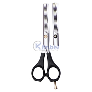 กรรไกรตัดผมมือจับพลาสติก ABS สีดำใช้อย่างมืออาชีพ - Product Image 4