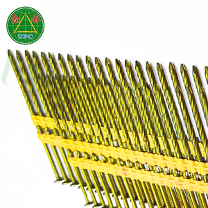 4000 Clavos de Acero para Armazón de 3'' X 0.131 con Vástago Liso/Roscado y Recubrimiento Amarillo para Pistola de Clavos de Vietnam - Product Image 6