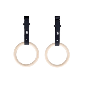 Nouvel anneau de gymnastique en bois, anneaux de gymnastique d'entraînement de bonne force - Product Image 4