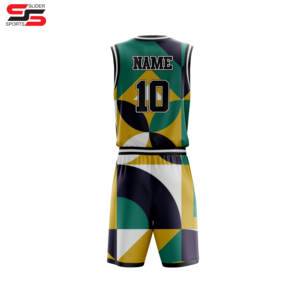 Personnalisable pas cher prix 100% Polyester réversible maillot de basket-ball respirant entraînement basket-ball uniforme ensemble pour hommes - Product Image 6