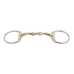 Embout pour rouleau à œufs avec rouleaux en cuivre Dble et incrustations en cuivre mors cheval équipement équin équestre - Product Image 6