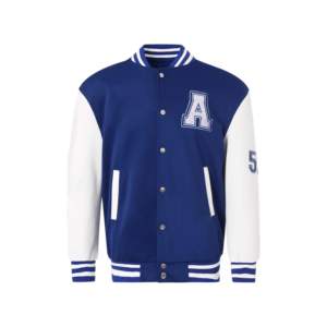 Chaqueta de béisbol personalizada UMRISPORTS para hombre, chaqueta universitaria deportiva con cuello levantado a la moda, ropa de calle informal de invierno - Product Image 1