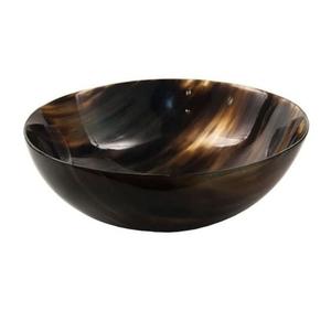 Unique Round Shape Horn Dinnerware Bowl Good Quality Kitchen <b>Gadgets</b> Hotel Home Restaurant Use Natural Color Handmade Bowl - Product Image 1