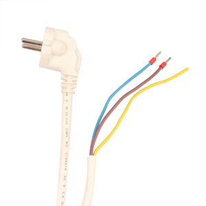 สายไฟและสายไฟ3แกนสำหรับใช้เป็นอุปกรณ์อิเล็กทรอนิกส์สำหรับผู้บริโภคโดยตรงจากโรงงานในอินเดียประเภท E French 3-core - Product Image 1