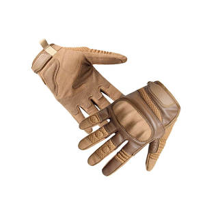 ถุงมือยุทธวิธีผ้าหนังวัวคุณภาพสูง ดีไซน์ล่าสุด สีและขนาดปรับแต่งได้ - Product Image 5