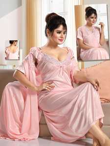 Robes de mariée de luxe avec plumes ensemble de pyjamas à bretelles deux pièces pyjamas vêtements de nuit pour femmes avec Robe de nuit en plumes - Product Image 2