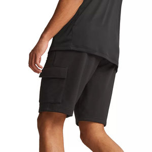 กางเกงขาสั้นผ้าฟลีซสำหรับผู้ชายกางเกงขาสั้นทรงแบ็กกี้ทรงแบ็กกี้กางเกงออกกำลังกายขาสั้นผ้าคอตตอนสีพื้นสำหรับใช้ในยิมออกแบบโลโก้ได้ตามต้องการ - Product Image 3