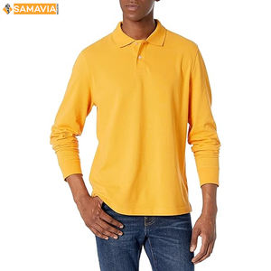 SAMAVIA Camiseta de Golf Personalizable para Hombre, de Secado Rápido, Transpirable, de Poliéster, Lista para Enviar, Ropa Deportiva OEM - Product Image 5
