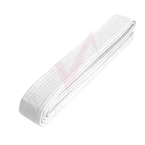 OEM al por mayor 100% algodón cinturones de artes marciales niños Judo Karate Taekwondo Bjj cinturones dobles personalizados - Product Image 1