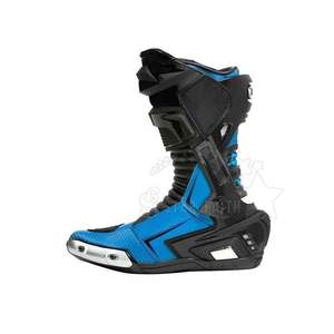 Chaussures de sport en cuir imperméables et respirantes pour moto, bottes de course pour moto, motocross pour hommes - Product Image 6