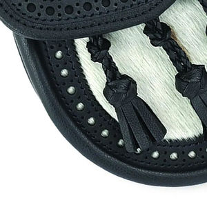 Sporran écossais en cuir noir tendance 2025 pour kilt et accessoires de sac avec votre logo personnalisé, service OEM - Product Image 6