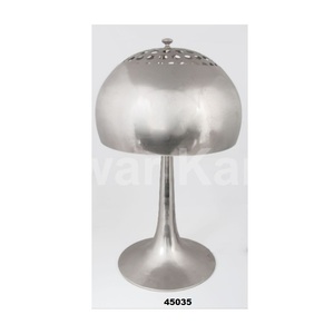 โคมไฟตั้งโต๊ะสีเงินสีดำและสีทองพร้อมที่บังแดดสำหรับตกแต่งบ้านห้องนั่งเล่นห้องนอนและสำนักงาน - Product Image 4