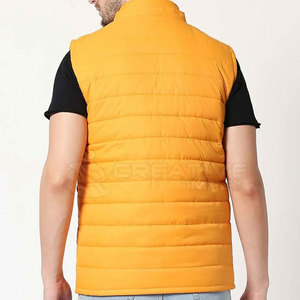 Gilet matelassé pour homme personnalisé - Vêtement d'extérieur coupe-vent isolé, décontracté, respirant, superposition d'hiver avec couleur et logo personnalisés - Product Image 2
