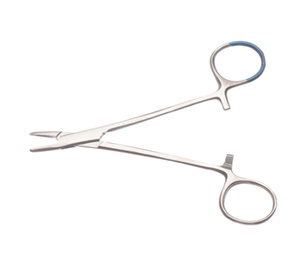 Pinzas para mosquitos con mango de bloqueo de 5 \ ", abrazaderas quirúrgicas de acero inoxidable multicolor, soporte de aguja ajustable, seguridad Mol - Product Image 1