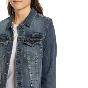 Top Selling Women Jeans Jacket Button Closure Casual Fashion Women Jeans Jacket For Online Sale Winter Wear - Product Image 5