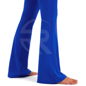 <b>Low</b> MOQ OEM Service Elastic <b>Waist</b> Knitted <b>Flared</b> Leggings for Women High Quality Quick Dry & Breathable Fitness Wear Cheap Price - Product Image 5