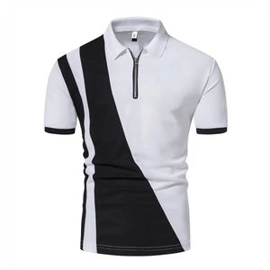 Printemps été à manches courtes polo t-shirts meilleure vente produit hommes polo usine en gros respirant hommes polo chemise 2025 - Product Image 2