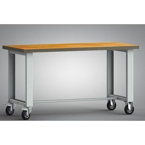 Banco da lavoro mobile smontato 1500x700x840 mm LxPxH senza maniglia di spinta - Product Image 1