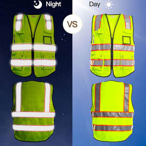 Chaleco de Seguridad para Hombre de Alta Visibilidad para Trabajo, con Logotipo y Diseño Personalizados, el Más Vendido - Product Image 2