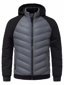 เสื้อแจ็คเก็ตดาวน์ผู้ชายแบบมีฮู้ด ซิป คอปก ยาว สไตล์ลำลอง อุ่นสบาย น้ำหนักเบา ระบายอากาศ กันลม สำหรับฤดูใบไม้ร่วงและฤดูหนาว ปี 2025 - Product Image 4