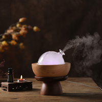 Diffuseur d'arômes ultrasonique à brume fraîche en bois, fabricant professionnel OEM, produits naturels pour la maison