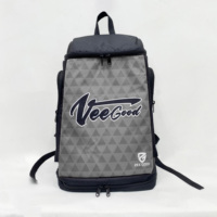 Mochila de Nailon Zee Good de 30-40L con Patrón Geométrico, Cierre de Cremallera, Unisex, para Gimnasio, Estilo Casual, Compartimento Interior Duradero