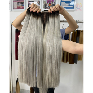 แพ็คเก็ตหุ้นขนาดใหญ่ผมตรงกระดูก 100% Sdd เวียดนามผมตรงกระดูกรวมกลุ่มสีอัมเบร - Product Image 5