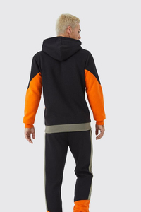 Ensemble deux pièces décontracté en polyester 100% pour hommes survêtements d'entraînement imperméables coupe-vent en gros - Product Image 2