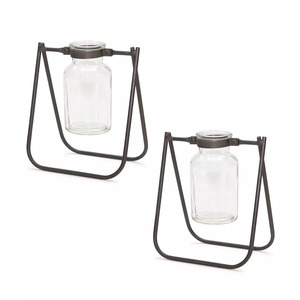 Floreros de hierro costeros elegantes recién llegados, interiores elegantes para la playa, precio al por mayor, florero de metal - Product Image 6