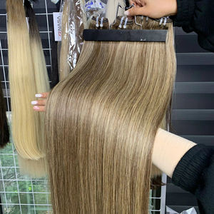 Trame Extensions de cheveux bundle Produit de vente chaude 2024 Piano couleur de surbrillance très lisse soyeux 100% cheveux vietnamiens bruts - Product Image 1