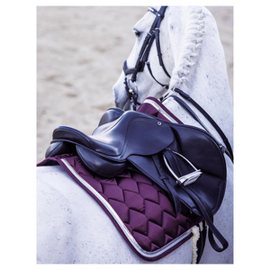Tapis de selle d'équitation en denim Teagan avec doublure en polycoton Busse - Product Image 5