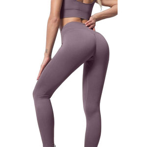 Ropa de Yoga de cintura alta con logotipo personalizado, ropa deportiva para gimnasio, conjuntos de fitness, sujetador de mallas cruzadas de 2 piezas, conjunto de yoga para mujer, impresión personalizada - Product Image 2